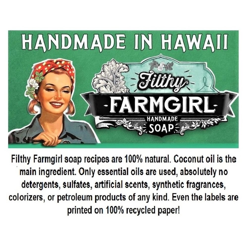 100% Natural Organic Soap. Balmbastic Basil. Handmade in Hawaii. 7oz. - Picture 2 of 4